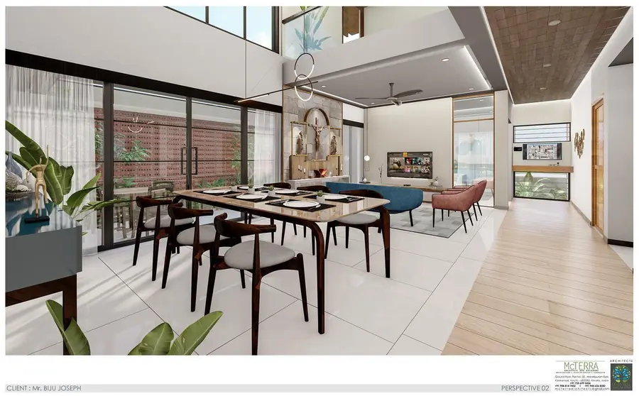 Dining room decor and open living interior design