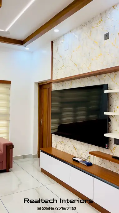 Realtech Interiors TV wall project