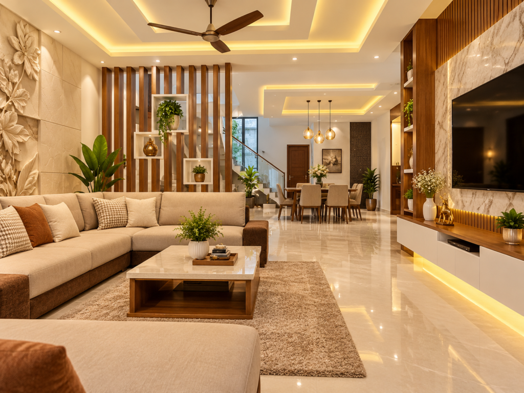 Home interior designers in Athani Thrissur creating modern home interiors
